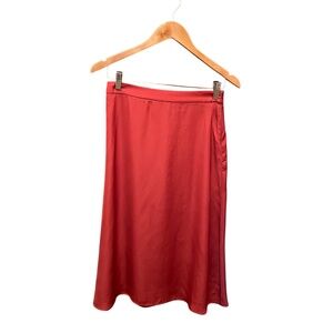 Elegant midi satin 'Kiabi' brand skirt Size US 4